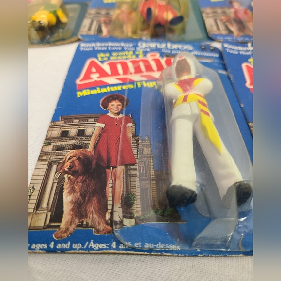 Set Of 9 1982 The World Of Annie Miniatures Knickerbocker - Picture 14 of 14